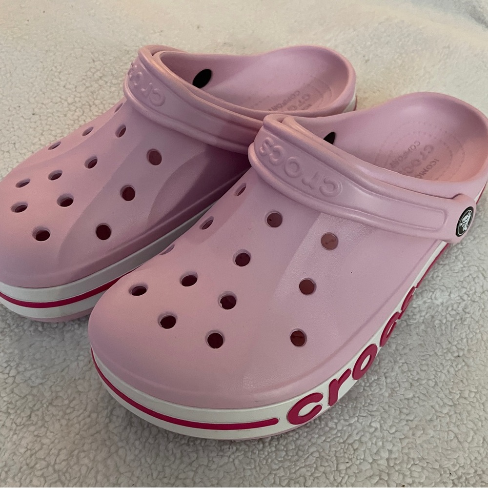 CROCS Light Pink Size 9